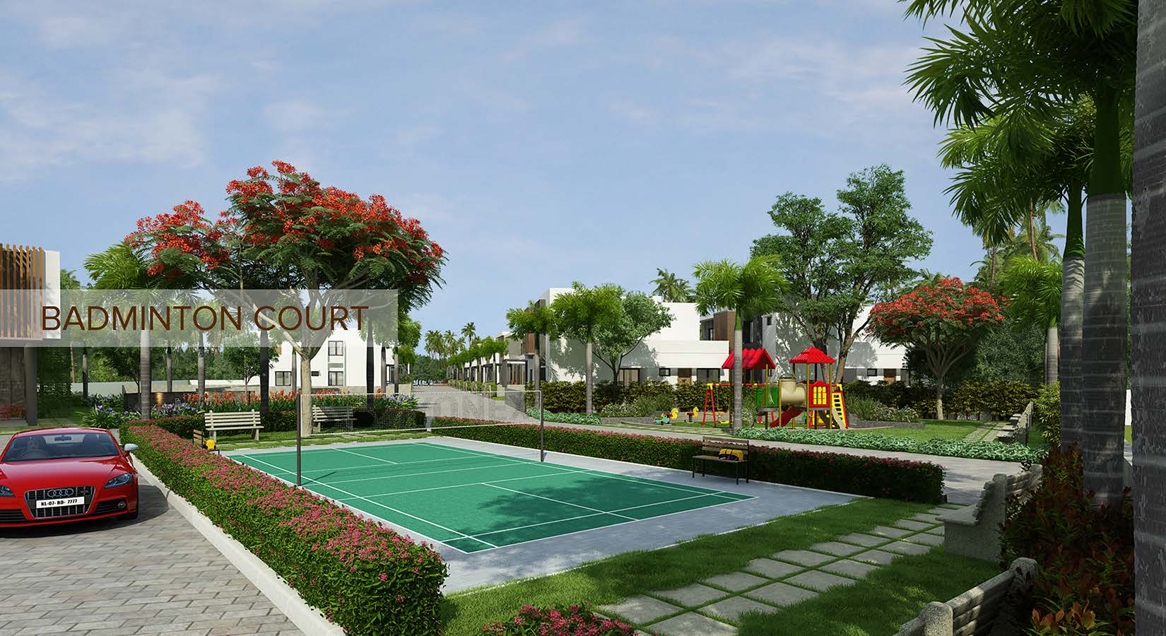 EQ8_PJ1001 SANTOS CITY Villas & Appartments in Angilithanam, Thiruvalla.(80% bank loan facility from all leading banks)